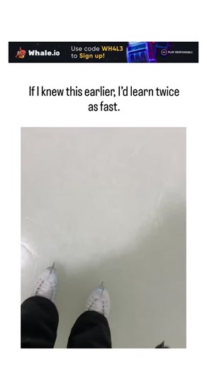 GlobalTrend_Hubb™ on Instagram: "The video depicts a beginner ice skater following blue chalk lines on the rink—starting with straight paths for balance, progressing to curves for turning—demonstrating a low-tech visual aid that builds confidence without falls. Posted by @HumansNoContext on February 7, 2026, it amassed 793,000 views and 3,500 likes in days, with replies praising it as a game-changer for skills like skating, often compared to childhood trial-and-error frustrations. This method ec