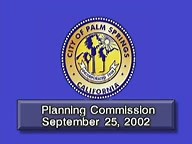 Planning Commission September 25, 2002 (Archive)