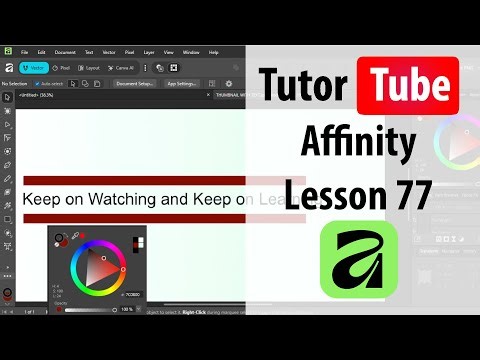 Affinity - Lesson 77 - Placing Images from Photo