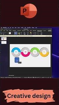 Colorful Modern Slide Design with Circles in PowerPoint | Creative Presentation Idea