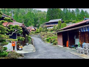 4K Walk - Beautiful Scenery of Japan Walking Tour Countryside Village Nagano, Japan