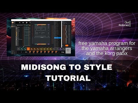 Yamaha Genos 2 and Korg Pa5x Tutorial: Midi Song to Style App