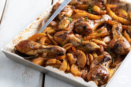 Cosce di pollo al forno