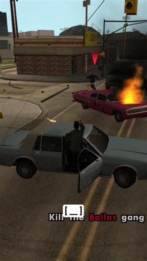 THIS MISSION turned into CHAOS 😱😱😤#shorts #gta #SHORTVIDEO #cj