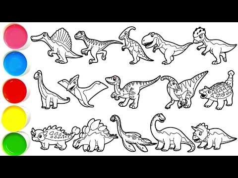 Draw Amazing Dinosaurs in Minutes - Spinosaurus, Velociraptor, Parasaurolophus, Tyrannosaurus, other
