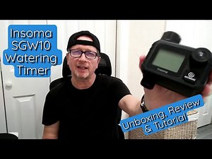 Insoma SGW10 Watering Timer Unboxing Review Tutorial Manual