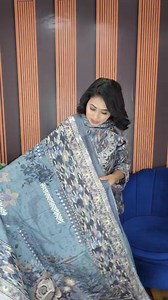 Unstitched Three Pcs Fabric Pure Cotton Digital Print Sequence embroidery Work Digital Print foil work Body 56 "Comment to know the price!" www.shoppingzonebd.com.bd #MF1150BA#ShoppingZoneBd | Purple