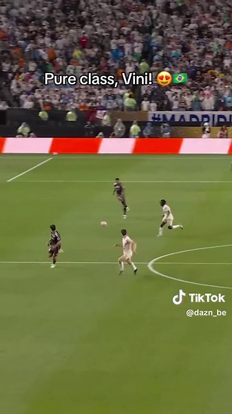 🤤 | Vinicius Jr. opens his #FIFACWC account with a delicious goal. 🥰🇧🇷 #realmadrid #vinicius #vinijr #futebol #gol #goal #golazo