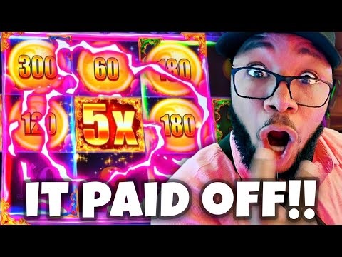 Playing This New Slot Machine In Las Vegas Paid Off!!