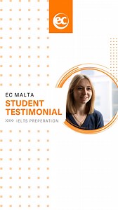 Here's a sneak peek of one of our students discussing her experience studying for the IELTS at EC Malta 🇲🇹 To see the full video about IELTS check out the link below 👇 https://pulse.ly/9x2j3jck3l | EC English Language Centres