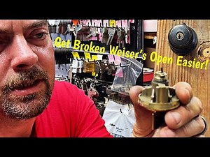 Locksmith Tips & Tricks “Old Weiser Knobs not Unlocking with key, quick lockout open”