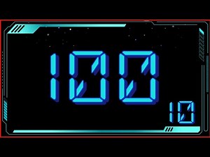 100 SECOND LED DISPLAY COUNTDOWN TIMER