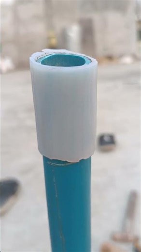 Smart Trick to Fix Another Pipe on a Bent Plastic Pipe #diy #tricks