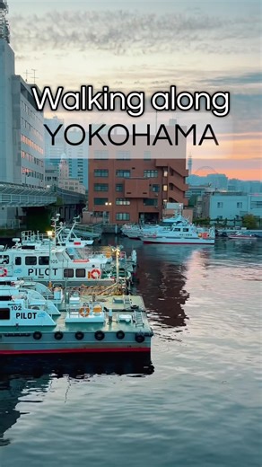 Relaxing Waterfront Walk in Yokohama 🇯🇵 #japan #walking