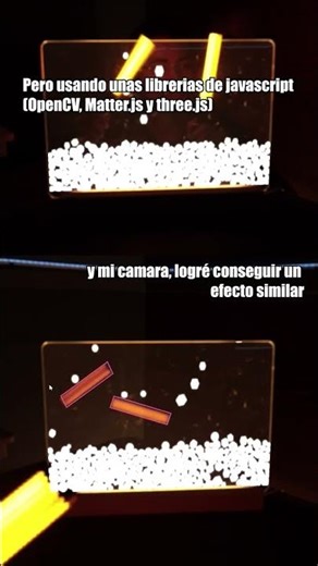 Esto parece CGI… pero es OpenCV, Matter.js y three.js | Realidad Mixta Sin Un Proyector