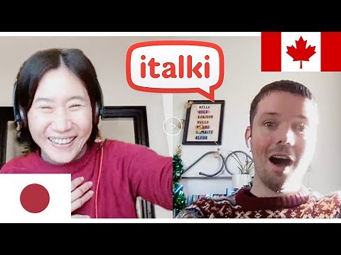 Actual iTalki Trial Lesson Featuring Koyuki's Classroom