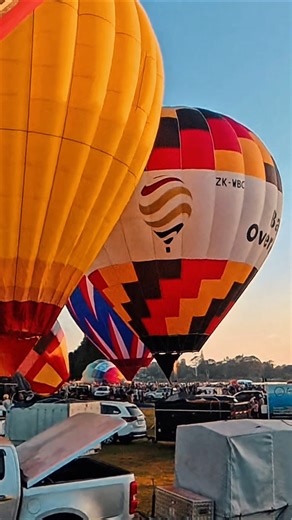 You won't believe how many balloons launched at once #stunning #festival #balloons