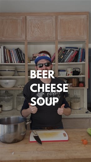 The Everyday Chef And Wife on Instagram: "*RECIPE BELOW* My chef husband is making his way through classic Midwest soups to figure out which soup would rank “SOUPREME” for the Big Game. Tonight he is making Beer Cheese Soup completely normally. He’s truly talented. BEER CHEESE SOUP INGREDIENTS • 1½ c diced carrots • 1½ c diced yellow onion • 1½ c diced celery • 2 Tbsp minced garlic • ½ tsp salt • ¼ tsp black pepper • ⅓ c butter • ⅓ c flour • 1 (12 oz) pilsner beer • 3 c chicken broth • 2 c whole