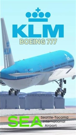 KLM 777 Heavy Departure at Dusk | Seattle-Tacoma International Airport in Infinite Flight