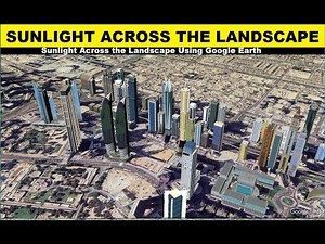 Sunlight Across the Landscape Using Google Earth I google earth night mode I google earth sunlight