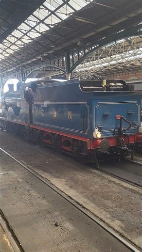 Steam Engine Locomotive Train at Connolly Train Station Dublin Ireland