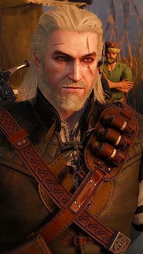 Привязали под башмаками волчьи лапы | Ведьмак 3: Дикая охота Next Gen #Shorts #thewitcher #ведьмак3