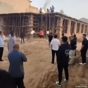 Dramatic man lights self on fire then jumps off a building