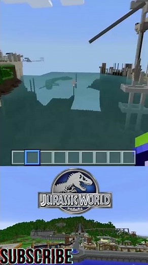 Minecraft Jurassic World Mod Part 1 #Shorts