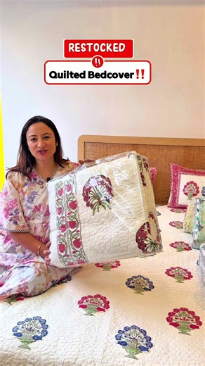 Restocked Quilted Bed Cover Set - Comfort Meets Style