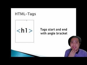 INTRODUCTION TO HTML - TAGALOG TUTORIAL