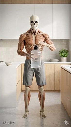 What happens if you drink only water for 24 hours? 💧😳#facts #challenge #food