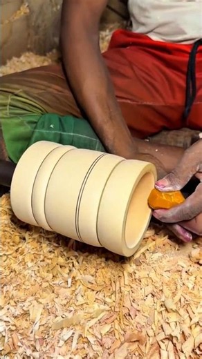 Watch the Complete Step-by-Step Process of Making a Traditional Wooden Mortar and Pestle 🪵