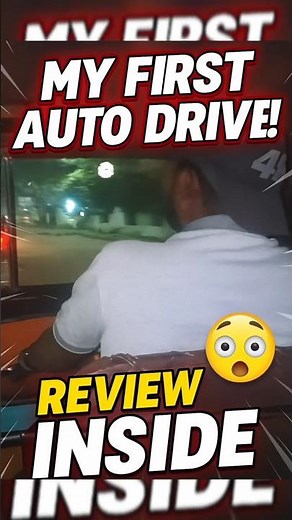 My First Auto Drive Experience! 😱 Review Inside!#autodriving #learning