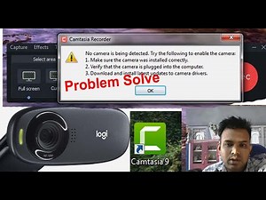 Logi C310 web webcam problem Camtasia Studio Logitech c310 not Working