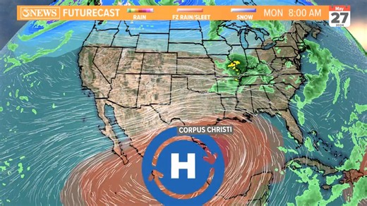 18K views · 66 reactions | High pressure takes over to our south which means it will work to keep rain out and heat in the area. Heat index values will be around 102-114 this week. The high pressure looks even stronger heading into next week. Read More: https://www.kiiitv.com/article/weather/corpus-christi-south-texas-weather-forecast/503-b11f8b3b-9e41-47f7-8b47-bb47572338c1 | KIII 3 News | Facebook
