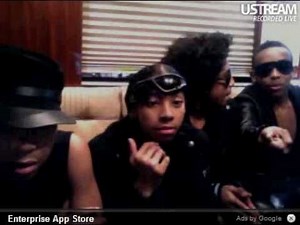 Mindless Behavior on ustream pt.2
