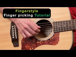 Fingerpicking Guitar Lesson 🎸 Fingerstyle Guitar Tutorial 🎸 How to finger pick 🎸 Guitar increase
