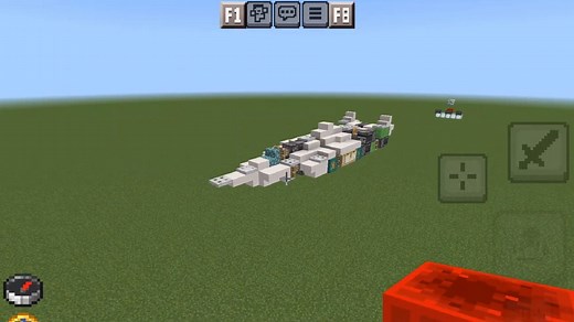 Minecraft player creates impressive working spaceship using redstone