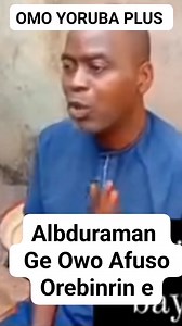 11 shares | Eyin ni Oro lati enu Baba Afuso, ti Albduraman ge owo e Full details on our last program #omoyorubaplus #omoyorubaplusradio #hallelnight2025 #viralpost2025 #highlightseveryonefollowers2025 #kamilucammen | Omo Yoruba Plus | Facebook