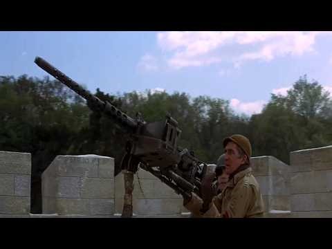 Manning the 50 cal. Machine Gun in (Castle Keep)