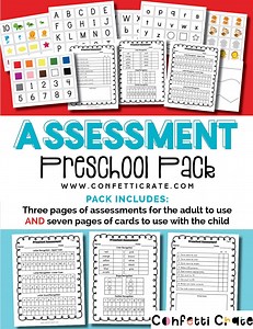 Preschool Assessment 3 Page Printable PDF - Etsy UK