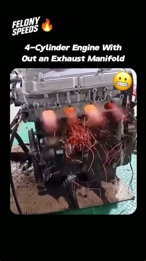Engine Without an Exhaust Manifold