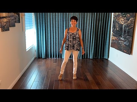 Stray Cat Strut line dance demonstration and tutorial by Stephie