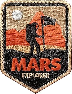Space Patch - Mars Explorer Iron on Patch/NASA Patch