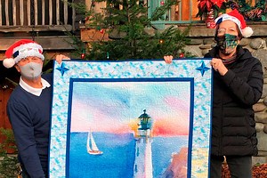 Sequim Bay Yacht Club’s quilt auction nets $1,975 for VHOCC | Peninsula Daily News