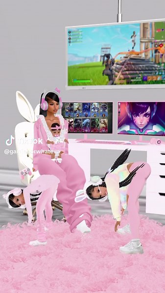 Why get a job when you can game full time🎮 #gaming #imvu #fortnite