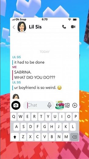 SISTER RUINED IT 💀#text #textingstory #redditstories #minecraftparkour #gf #boyfriend #youtubeshorts