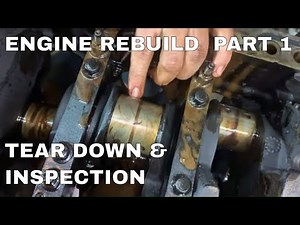 ENGINE REBUILD GM LS V8 PART 1 TEAR DOWN AND INSPECTION