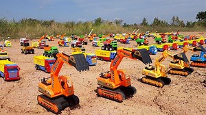 Excavator Dump Truck Construction Vehicles Toys For Kids Toy Cars for Children | Happy Toys Kids TV | Kids Toys and Colors