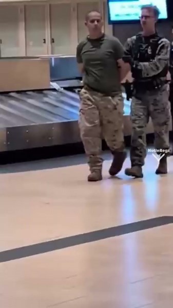 A recruit ran away from boot camp and made it to the airport but got caught ￼
